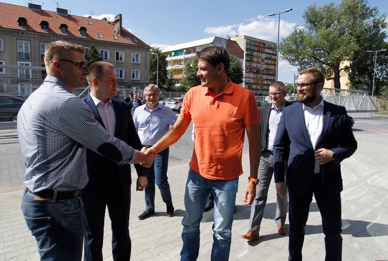 Football. GKS Tychy. Press Conference. 30.07.2015