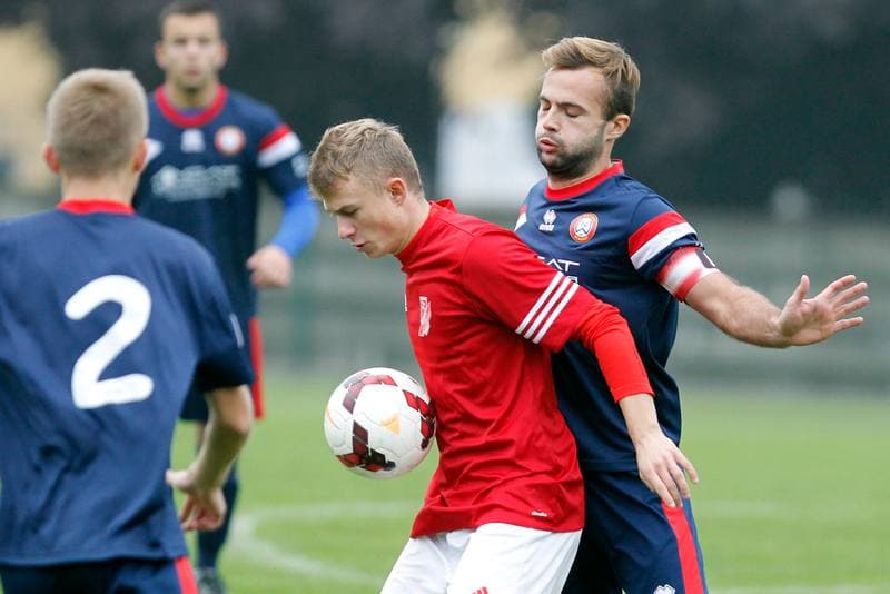 Football. Centralna Liga Juniorow. Gwarek Zabrze - FC Academy Wroclaw. 22.10.2016