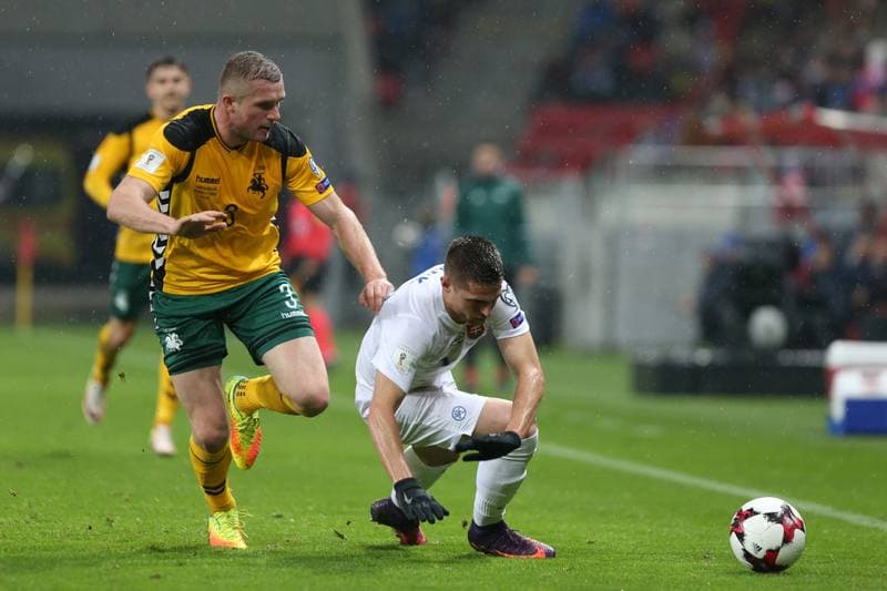 Football. World Cup Qualifiers. Slovakia - Lithuania. 11.11.2016