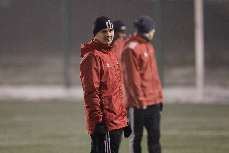 Football. Gornik Zabrze. Training. 07.01.2016