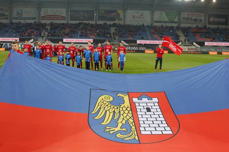 Football. Lotto Ekstraklasa. Piast Gliwice - Cracovia Krakow. 18.11.2016