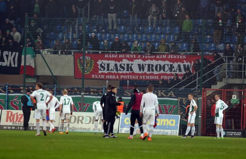 Football. PKO BP Ekstraklasa. Piast Gliwice - Slask Wroclaw. 08.03.2016