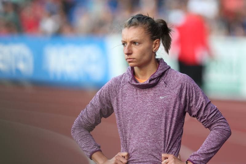 Athletics. Ostrava Golden Spike. Joanna Linkiewicz - Winner. 20.05.2016