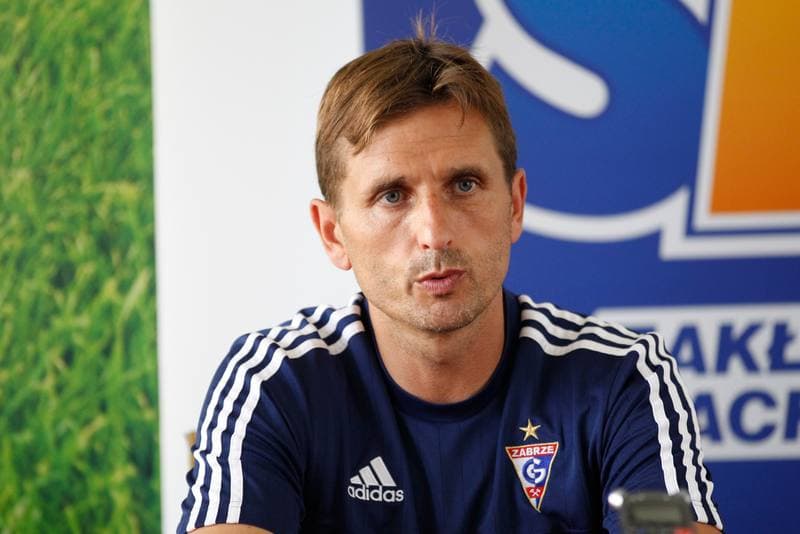 Football. Gornik Zabrze. Press Conference. 04.08.2016