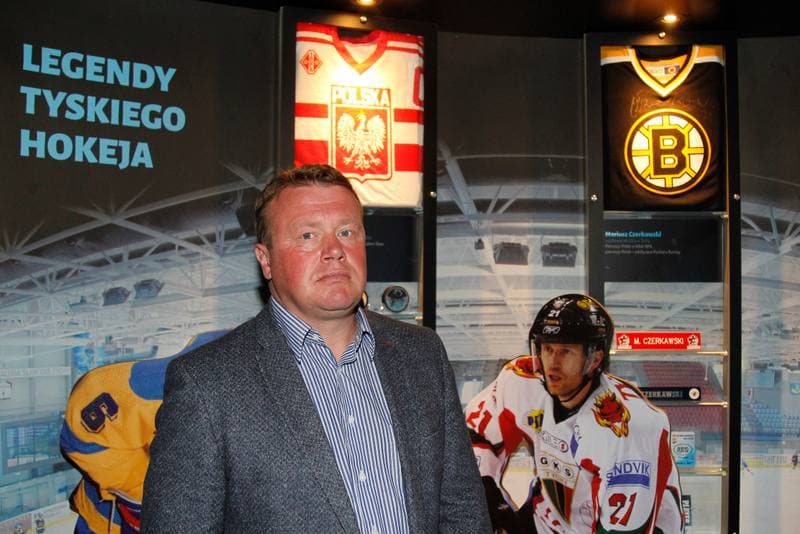Ice Hockey. GKS Tychy. Press Conference. 08.05.2017