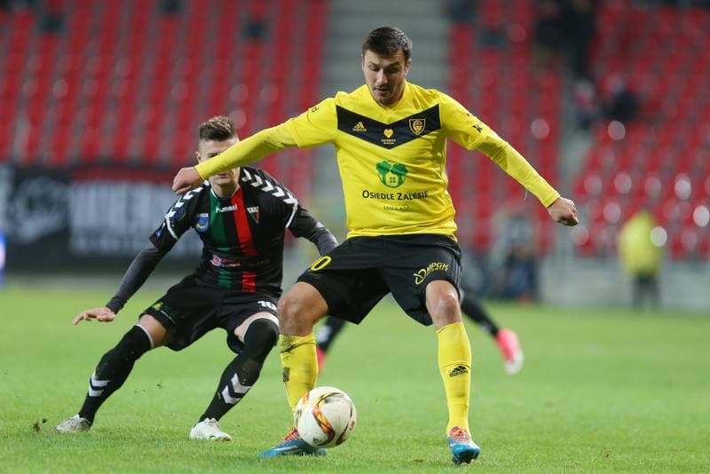 Football. Nice I Liga. GKS Tychy - GKS Katowice. 28.10.2017