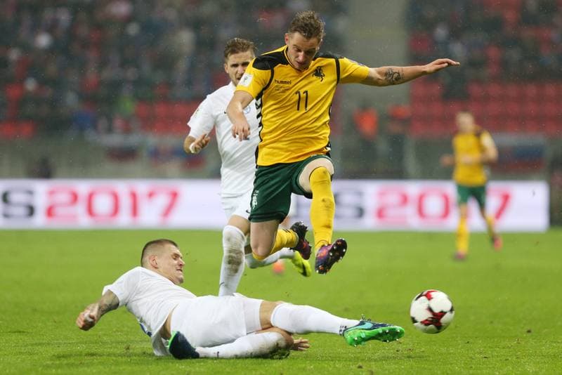 Football. World Cup Qualifiers. Slovakia - Lithuania. 11.11.2016