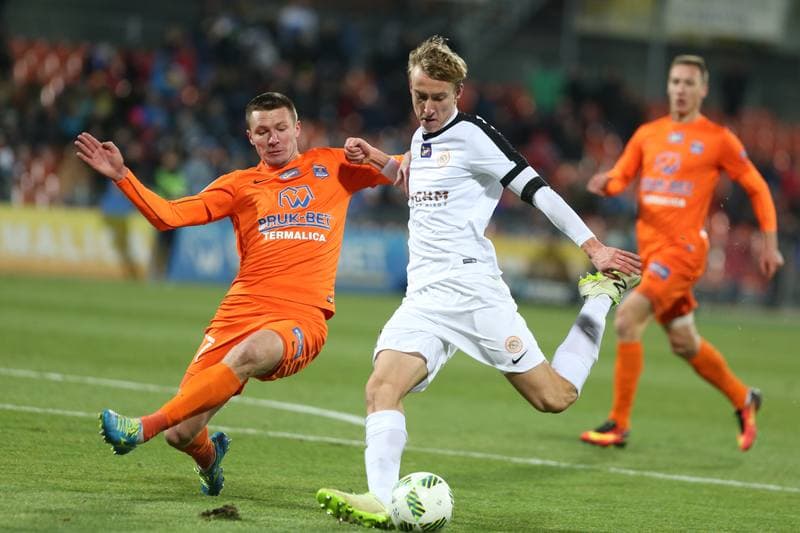 Football. Lotto Ekstraklasa. Bruk-Bet Termalica Nieciecza - Zaglebie Lubin. 02.12.2016