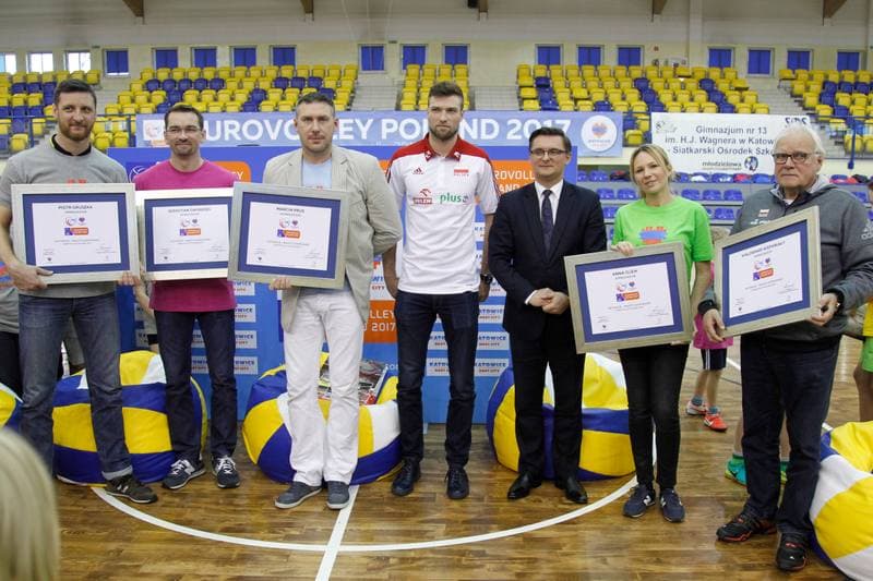 Volleyball. European Championship. Promotional Action. 05.12.2016