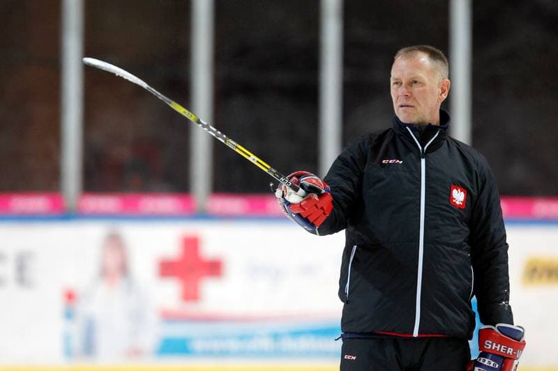Ice Hockey. Poland national team. Training. 15.02.2018