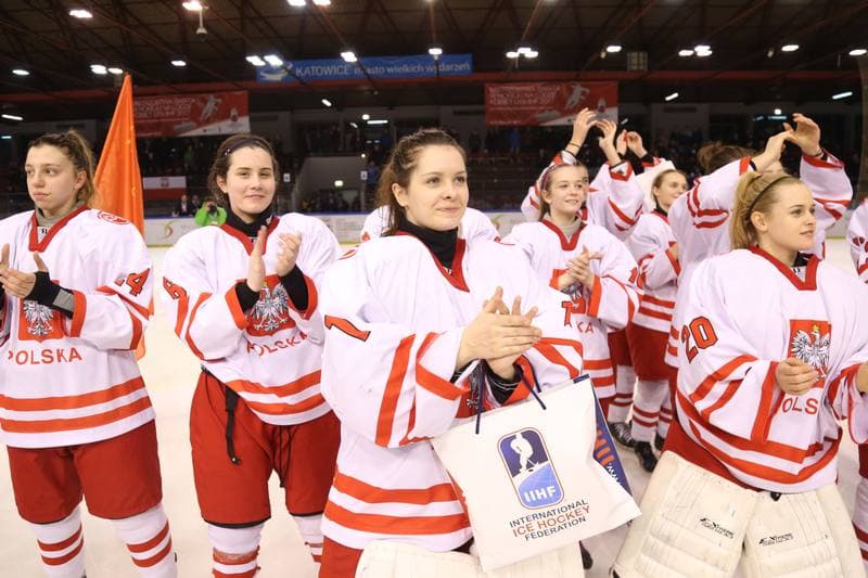 Ice Hockey. U18 Women's World Championship. Poland - China. 14.01.2017
