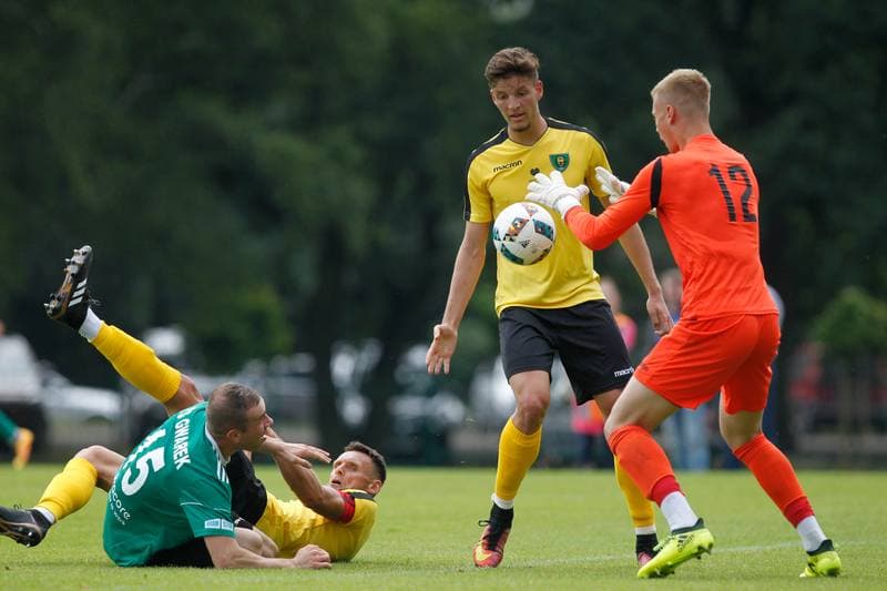 Football. Sparing. GKS Katowice - Gwarek Tarnowskie Gory. 14.07.2018