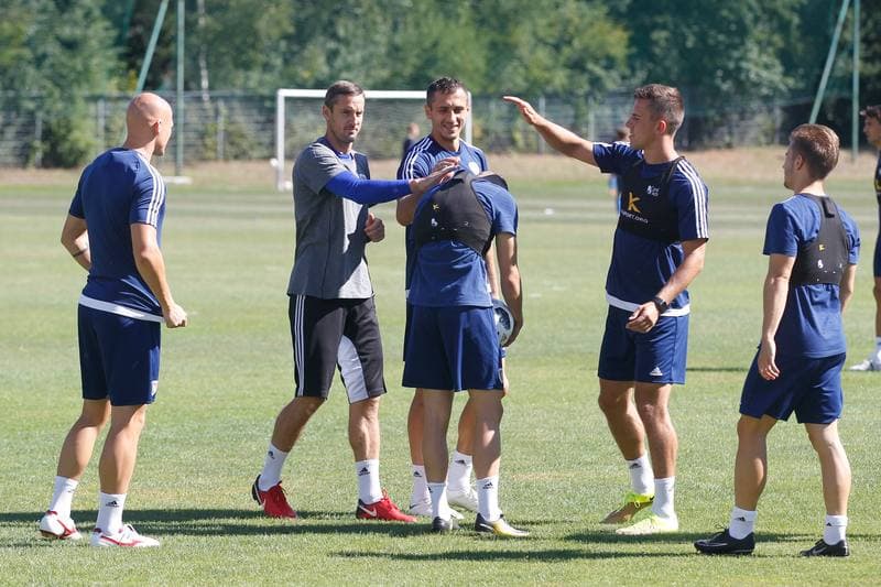 Football. Piast Gliwice. Training. 07.08.2018