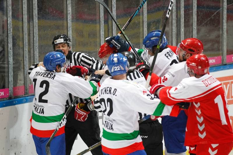 Ice Hockey. Euro Ice Hockey Challenge. Poland - Italy. 11.02.2017