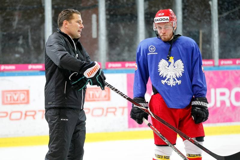 Ice Hockey. Poland national team. Training. 21.08.2018