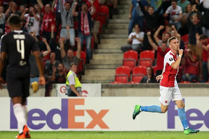 Football. UEFA Europa League. Slavia Prague - Girondins Bordeaux. 20.09.2018