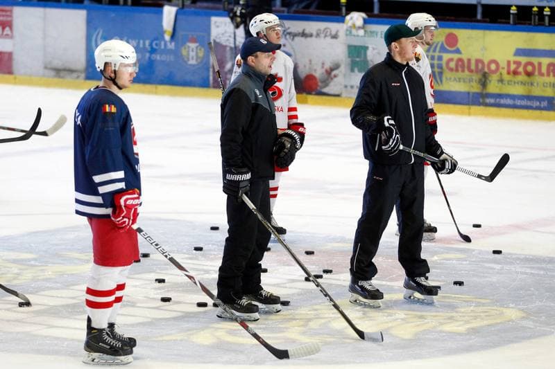 Ice Hockey. Poland U20. Training. 06.11.2018