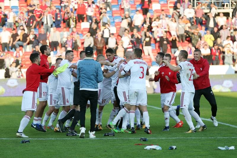 Football. Lotto Ekstraklasa. Gornik Zabrze - Piast Gliwice. 01.10.2017