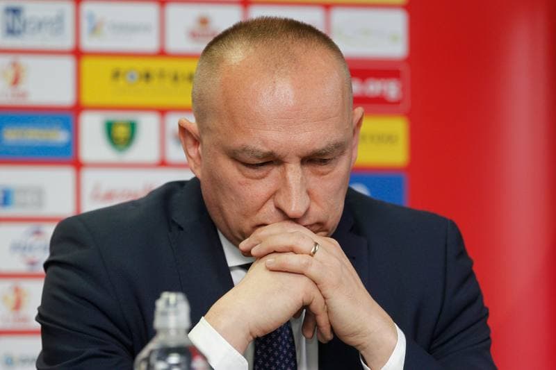 Football. GKS Katowice. Press Conference. 03.11.2017