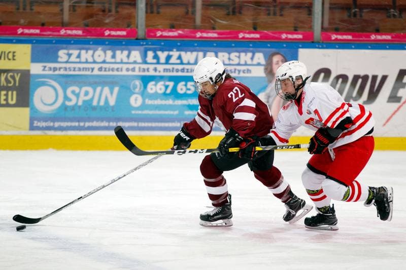 Ice Hockey. TCN. Poland - Latvia. 17.02.2018