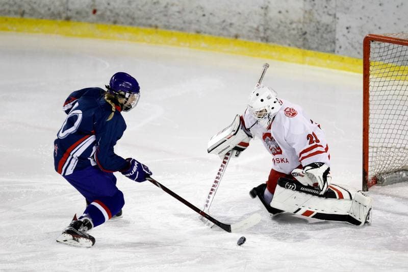 Ice Hockey. Women's U18 Championship. Poland - Great Britain. 10.11.2018