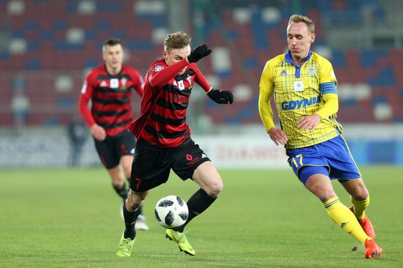 Football. Lotto Ekstraklasa. Gornik Zabrze - Arka Gdynia. 15.12.2018
