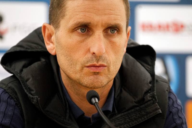 Football. Gornik Zabrze. Press Conference. 22.01.2019