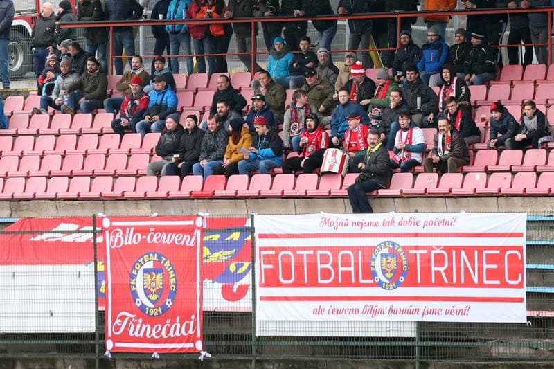 Football. Fortuna Narodni Liga. Fotbal Trinec - FK Usti nad Labem. 02.03.2019