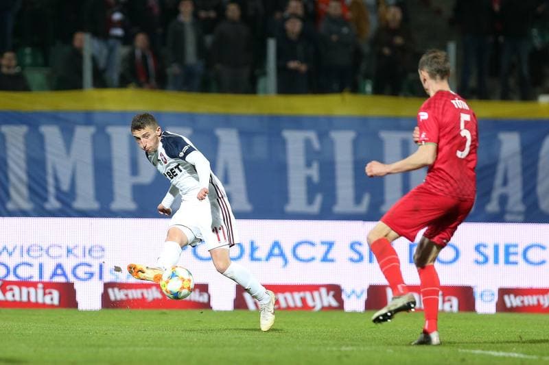 Football. Lotto Ekstraklasa. Zaglebie Sosnowiec - Wisla Krakow. 03.04.2019