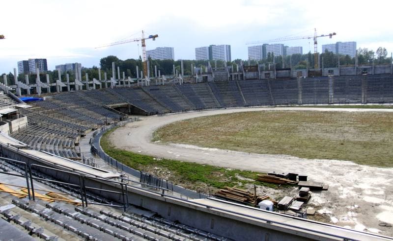 Football. Stadion Slaski. Press Conference. 05.09.2010