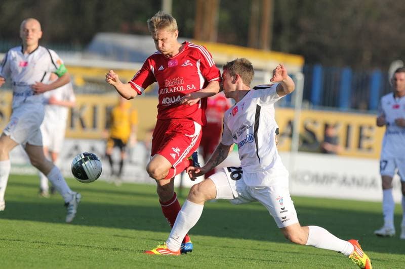 Football. T-Mobile Ekstraklasa. Gornik Zabrze - Podbeskidzie Bielsko-Biala. 27.04.2012