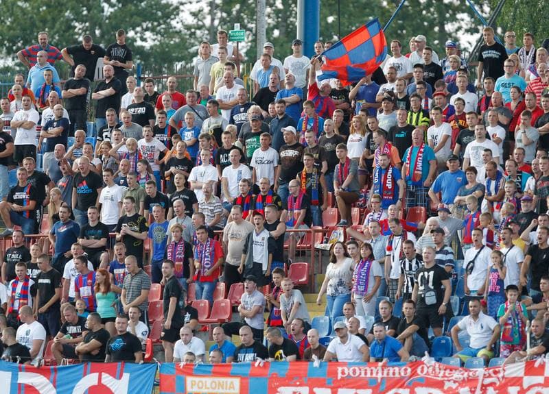 Football. III Liga Opolsko - Slaska. Polonia Bytom - Rekord Bielsko Biala. 10.08.2014