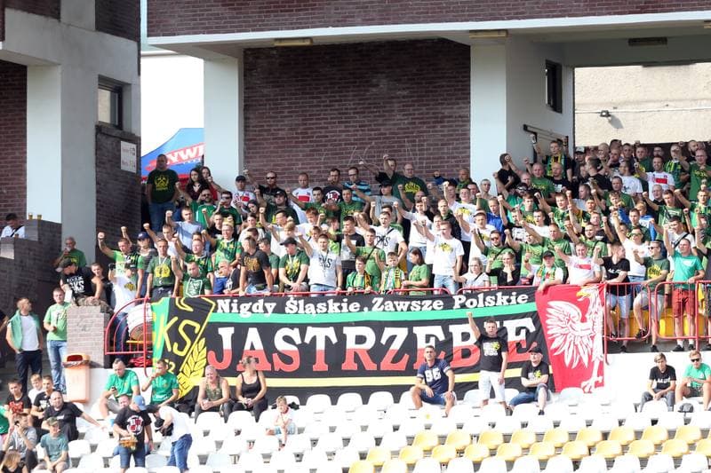Football. Fortuna I Liga. GKS 1962 Jastrzebie - Garbarnia Krakow. 15.09.2018