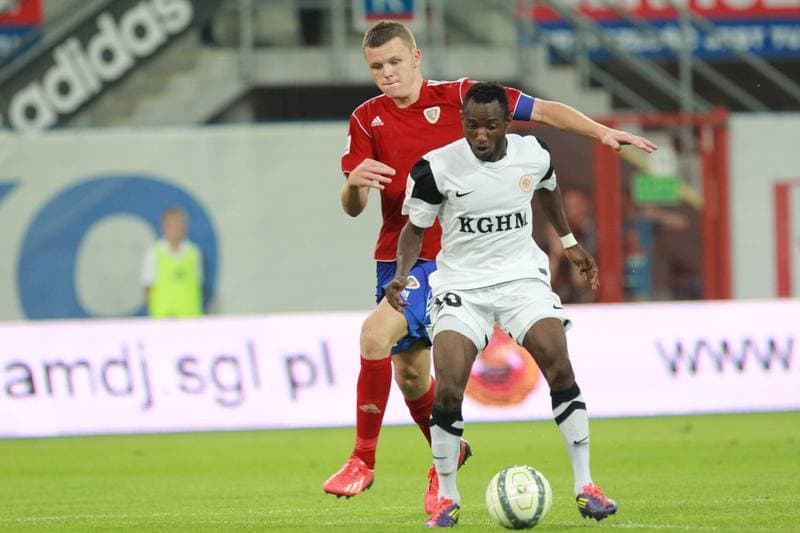 Football. Polish Cup. Piast Gliwice - Zaglebie Lubin. 18.08.2013