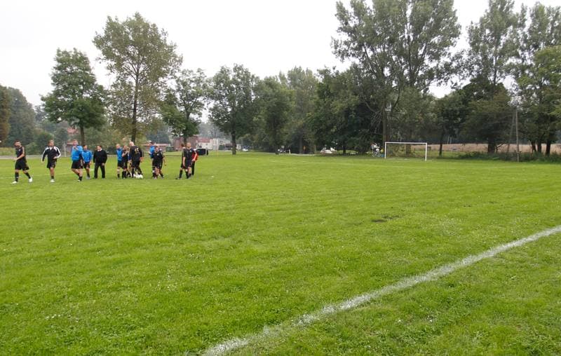 Football. Polish Cup. Orzel Mokre - Reprezentacja Slask Oldboyow. 02.09.2014