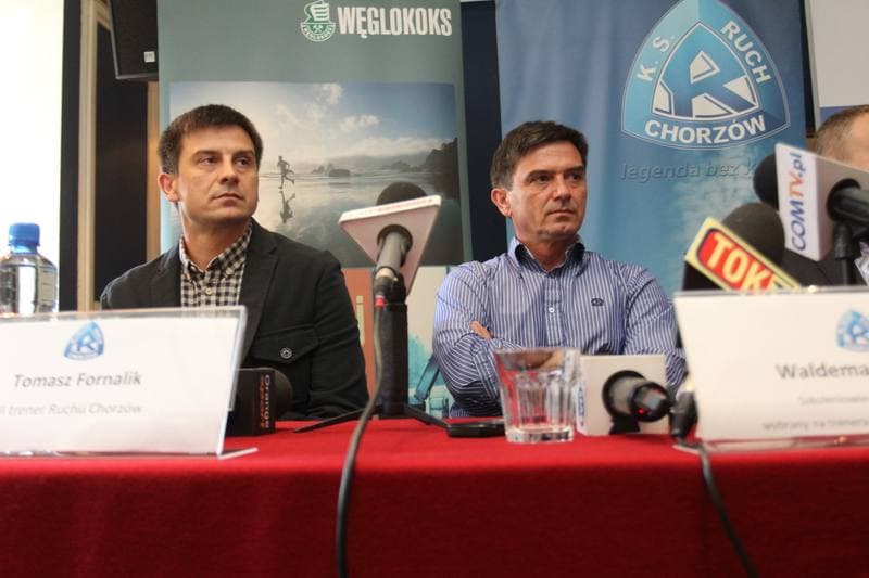 Football. Ruch Chorzow. Press Conference. 12.07.2012