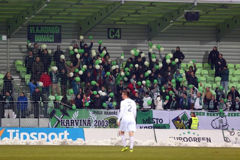 Football. Het Liga. MFK Karvina - Bohemians Praha 1905. 02.12.2017