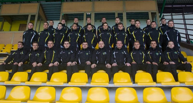 Football. GKS Katowice. Training. 23.02.2015