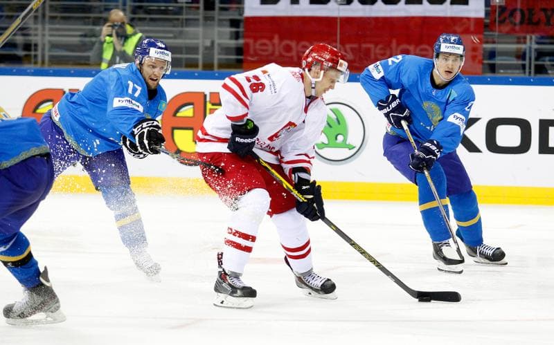 Ice Hockey. IIHF World Championship Division 1A. Poland - Kazakhstan. 23.04.2015