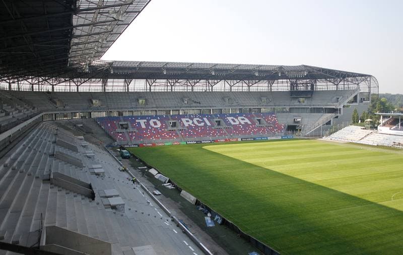 Football. Gornik Zabrze. Press Conference. 12.09.2014