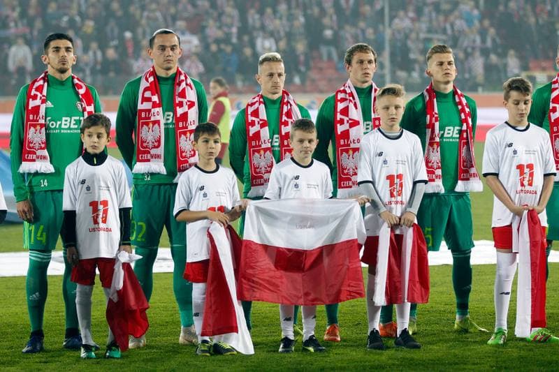 Football. Lotto Ekstraklasa. Gornik Zabrze - Slask Wroclaw. 09.11.2018