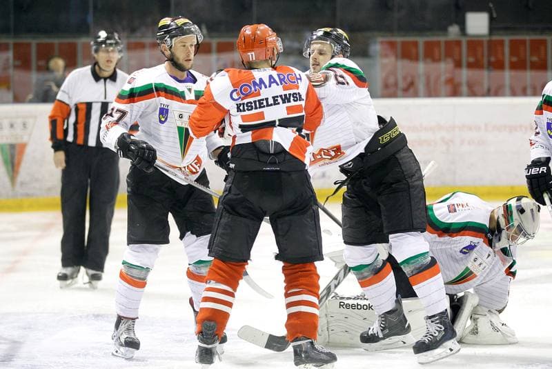 Ice Hockey. Polish Supercup. GKS Tychy - Cracovia Krakow. 04.09.2015