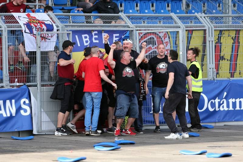 Football. HET Liga. Banik Ostrava - AC Sparta Prague. 28.04.2018