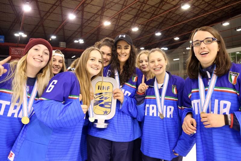 Ice Hockey. U18 Women's World Championship. Poland - China. 14.01.2017