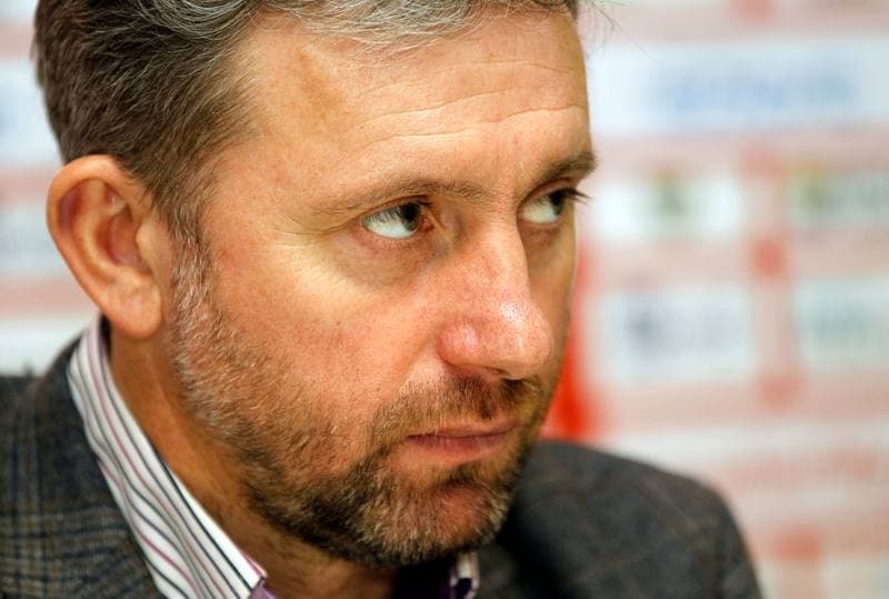 Football. GKS Katowice. Press Conference. 02.12.2015