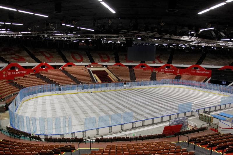 Ice Hockey. Spodek Arena. Press Conference. 28.01.2016