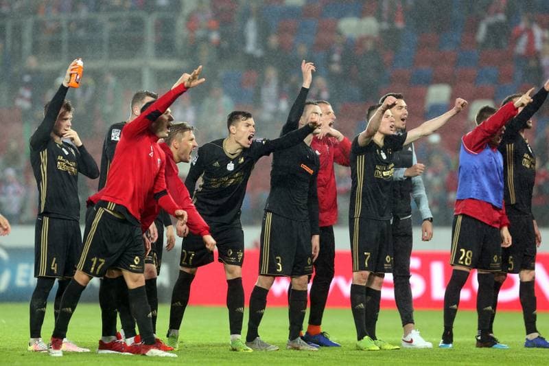 Football. Lotto Ekstraklasa. Gornik Zabrze - Zaglebie Sosnowiec. 29.04.2019