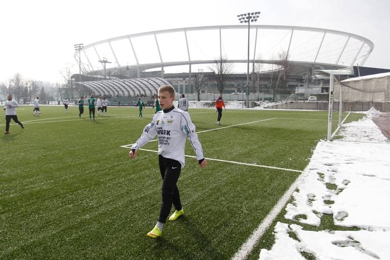 Football. Sparing. Rozwoj Katowice - Rekord Bielsko Biala. 20.02.2016