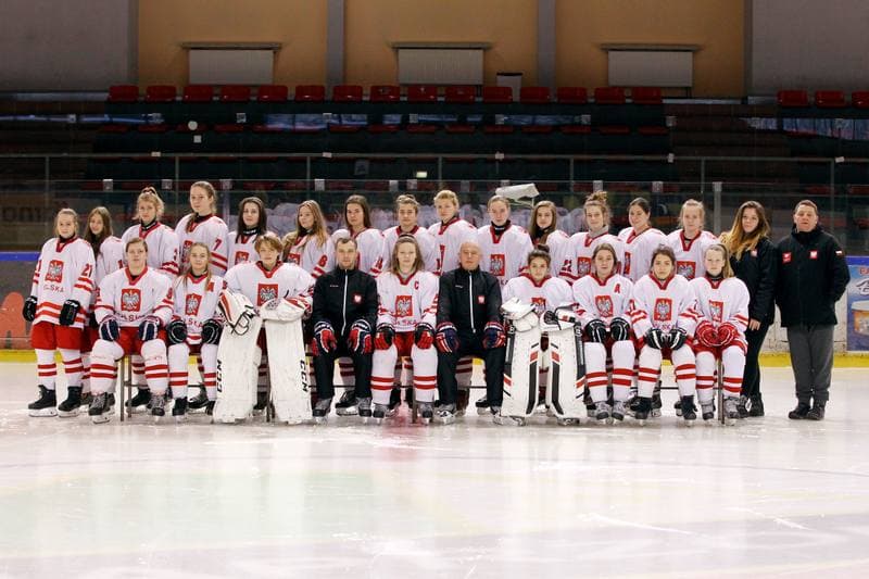 Ice Hockey. Women's U18 Olympic Hope Tournament. Poland - Latvia. 15.12.2017