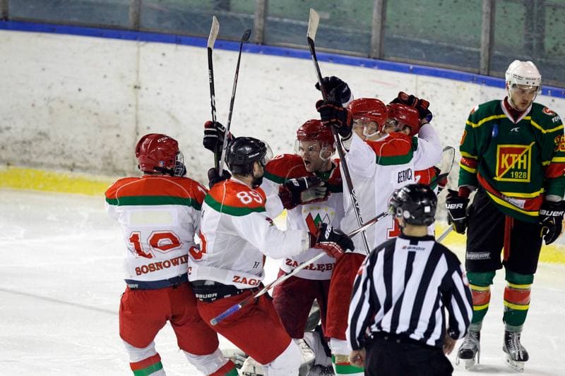 Ice Hockey. I Liga. Zaglebie Sosnowiec - Academy 1928 KTH Krynica. 10.02.2018